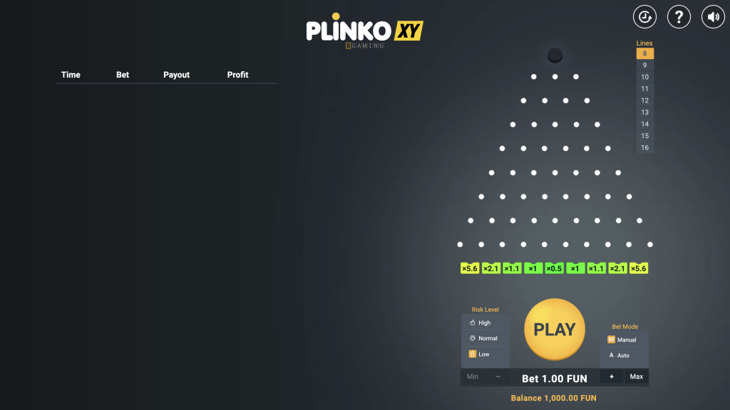 Plinko XY spillopplevelse